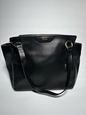 Ralph Lauren Tate Modern Satchel, Black